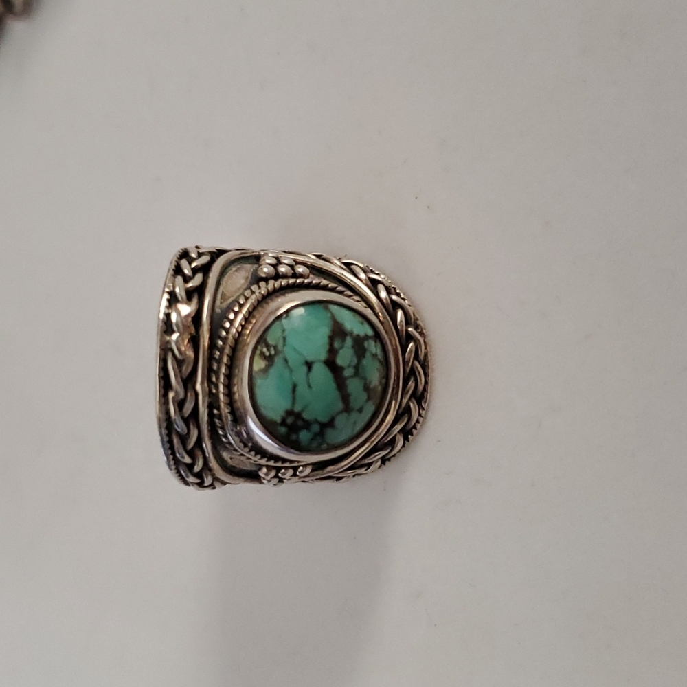Sterling silver turquoise ring